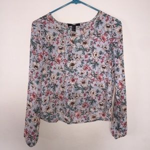 floral blouse